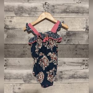 Matilda Jane Clothing 18/24mo floral onsie top girl toddler
